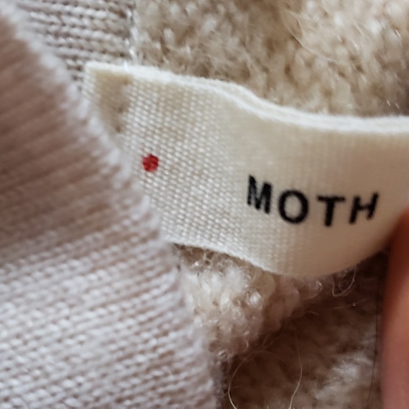 Anthropologie moth colorblock sweater size MED - Picture 6 of 8